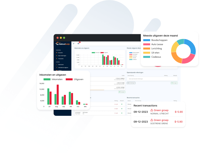 Houd je financiën makkelijk online bij met onze tool